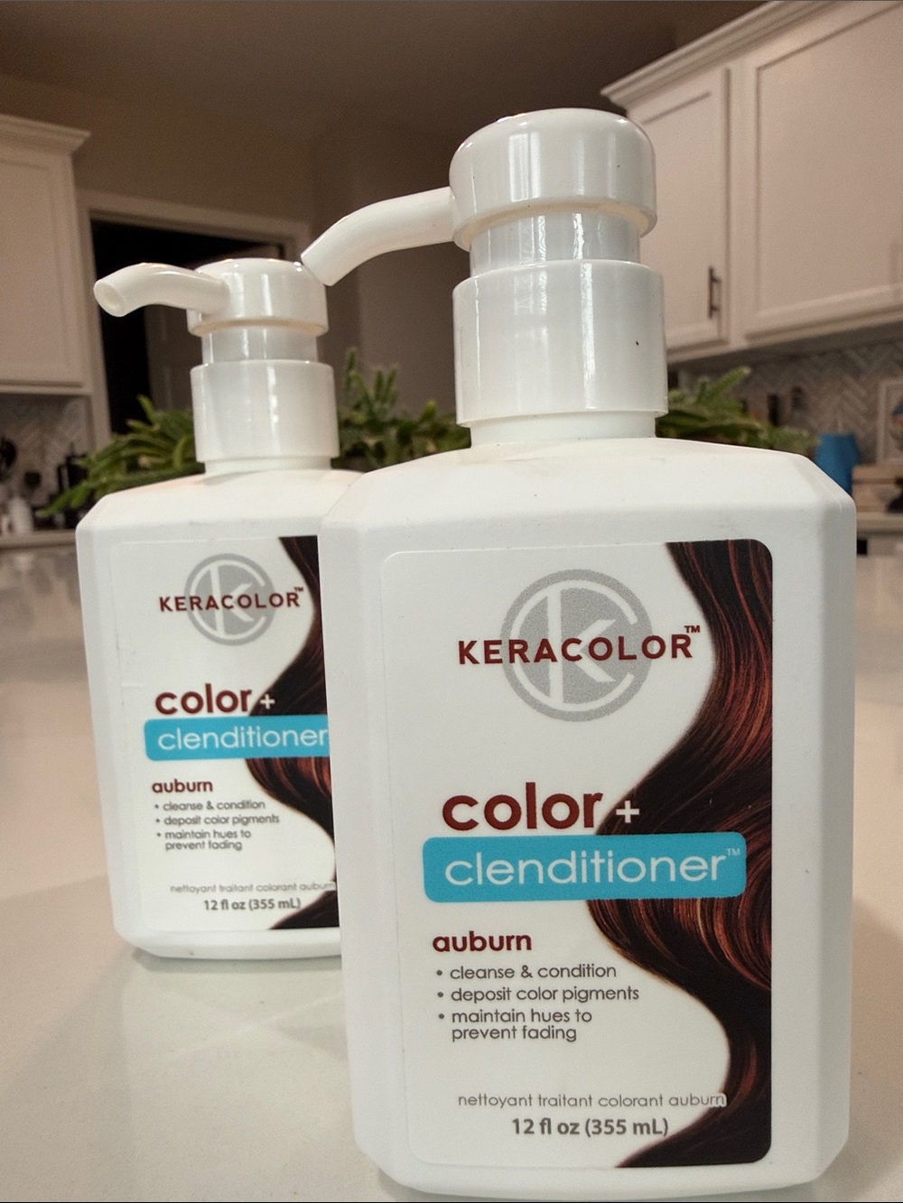 Keracolor Color+ Clenditioner Auburn Conditioning Color Treatment 2 unopened bot
